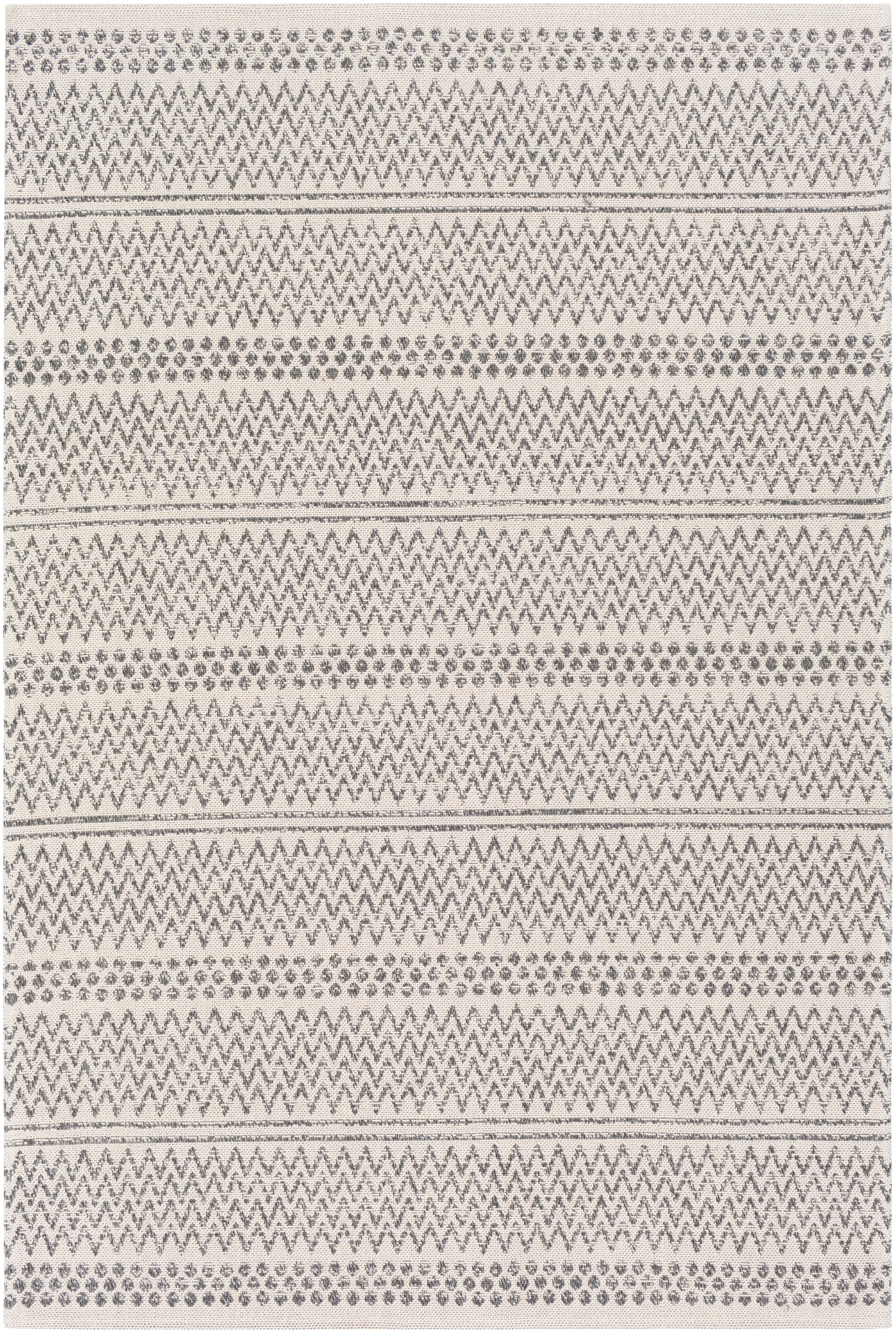 Surya La Casa Lcs-2303 Charcoal, White, Silver Gray Area Rug