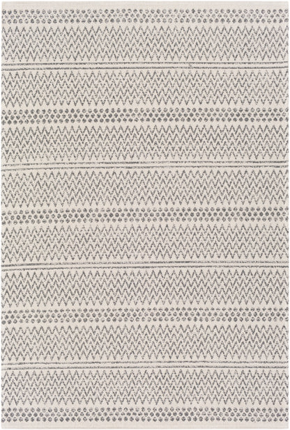 Surya La Casa Lcs-2303 Charcoal, White, Silver Gray Area Rug