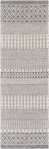 Surya La Casa Lcs-2305 Charcoal, White, Silver Gray Rugs.