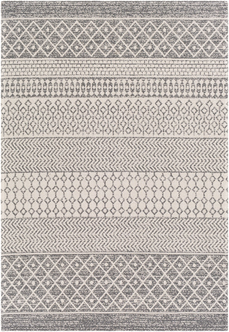 Surya La Casa Lcs-2305 Charcoal, White, Silver Gray Rugs.