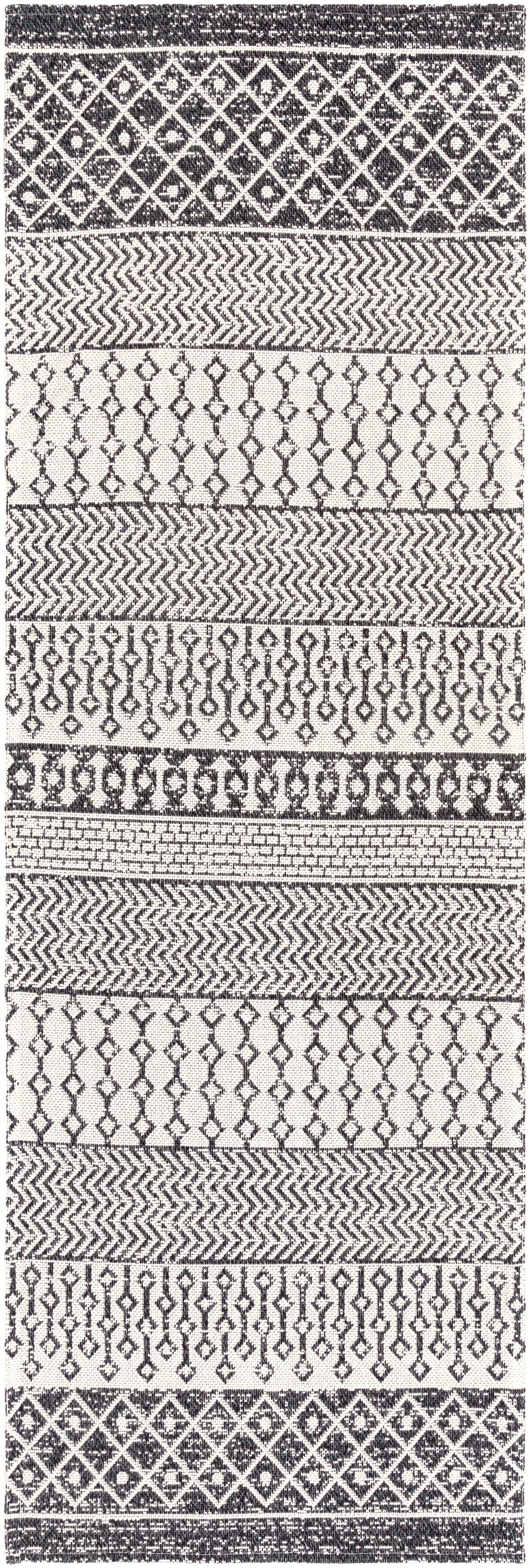 Surya La Casa Lcs-2306 Black, Cream Rugs.