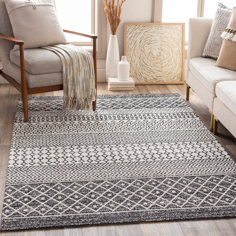 Surya La Casa Lcs-2306 Black, Cream Rugs.