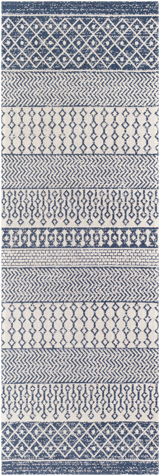 Surya La Casa Lcs-2307 Dark Blue, White, Denim Rugs.