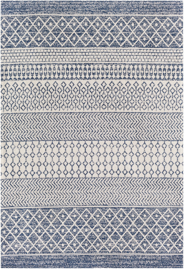 Surya La Casa Lcs-2307 Dark Blue, White, Denim Rugs.