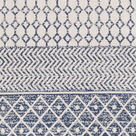 Surya La Casa Lcs-2307 Dark Blue, White, Denim Rugs.