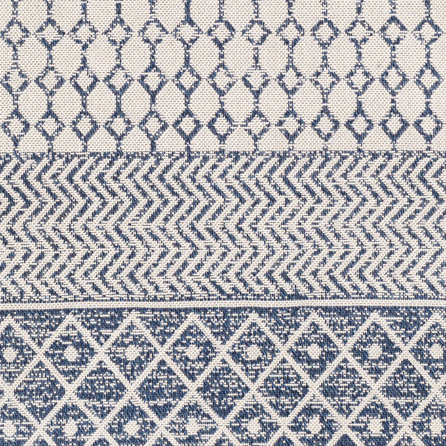 Surya La Casa Lcs-2307 Dark Blue, White, Denim Rugs.