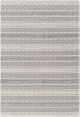 Surya La Casa Lcs-2309 Silver Gray, Charcoal, Ivory Rugs.