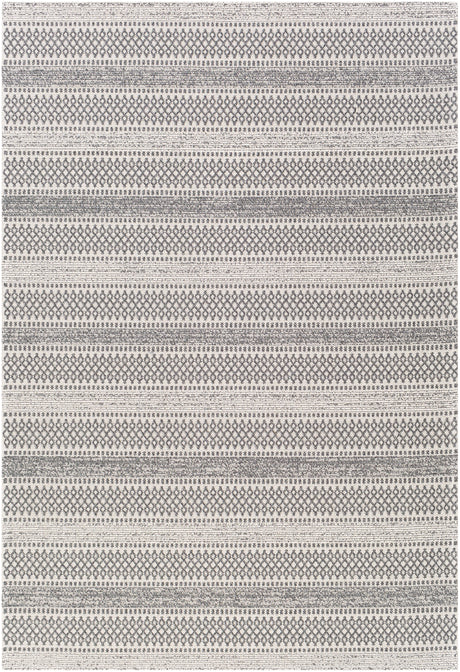 Surya La Casa Lcs-2309 Silver Gray, Charcoal, Ivory Rugs.