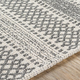 Surya La Casa Lcs-2309 Silver Gray, Charcoal, Ivory Rugs.