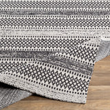 Surya La Casa Lcs-2310 Black, Cream Rugs.