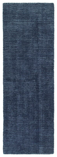 Kaleen Lauderdale Ldd01-17 Denim , Light Blue Solid Color Area Rug