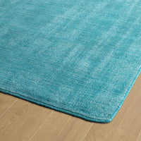 Kaleen Lauderdale Ldd01-56 Spa , Turquoise Solid Color Area Rug