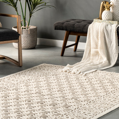 Nuloom Madisyn Nma3306A Ivory Area Rug