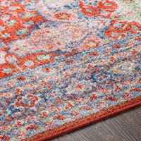 Surya Leicester Lec-2301 Bright Red, Dark Blue, Denim, Grass Green Area Rug