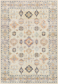 Surya Leicester Lec-2303 Burnt Orange, Tan, Denim, Grass Green Area Rug