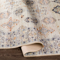 Surya Leicester Lec-2303 Burnt Orange, Tan, Denim, Grass Green Area Rug