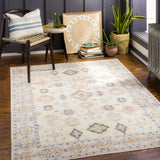 Surya Leicester Lec-2303 Burnt Orange, Tan, Denim, Grass Green Rugs.