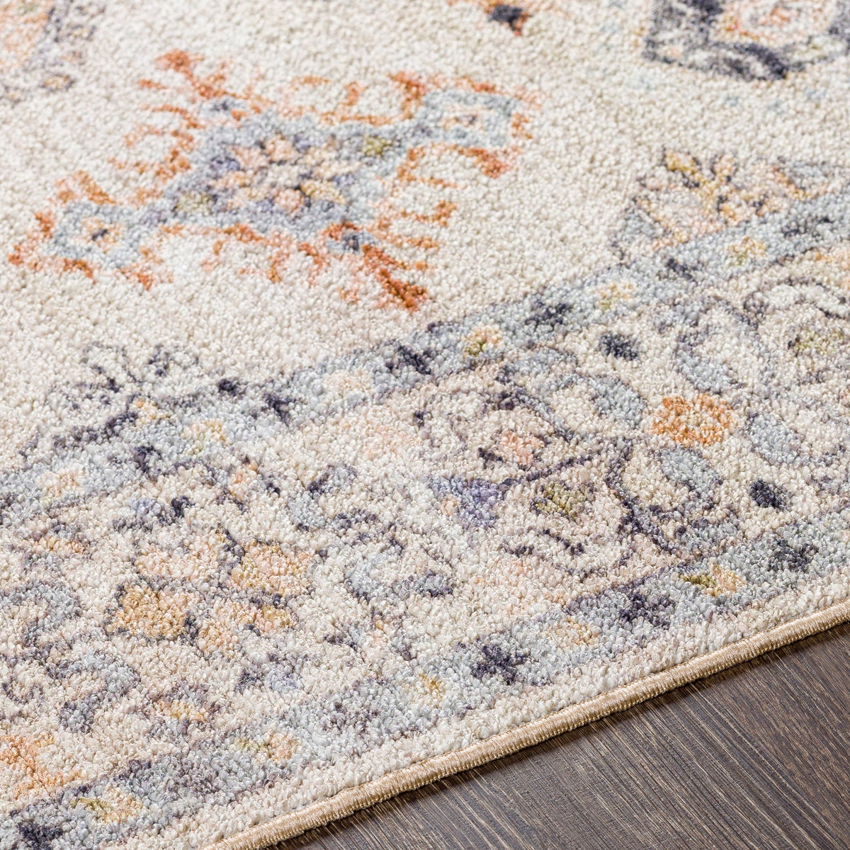 Surya Leicester Lec-2303 Burnt Orange, Tan, Denim, Grass Green Rugs.