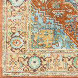 Surya Leicester Lec-2307 Burnt Orange, Dark Blue, Grass Green, Sage Rugs.