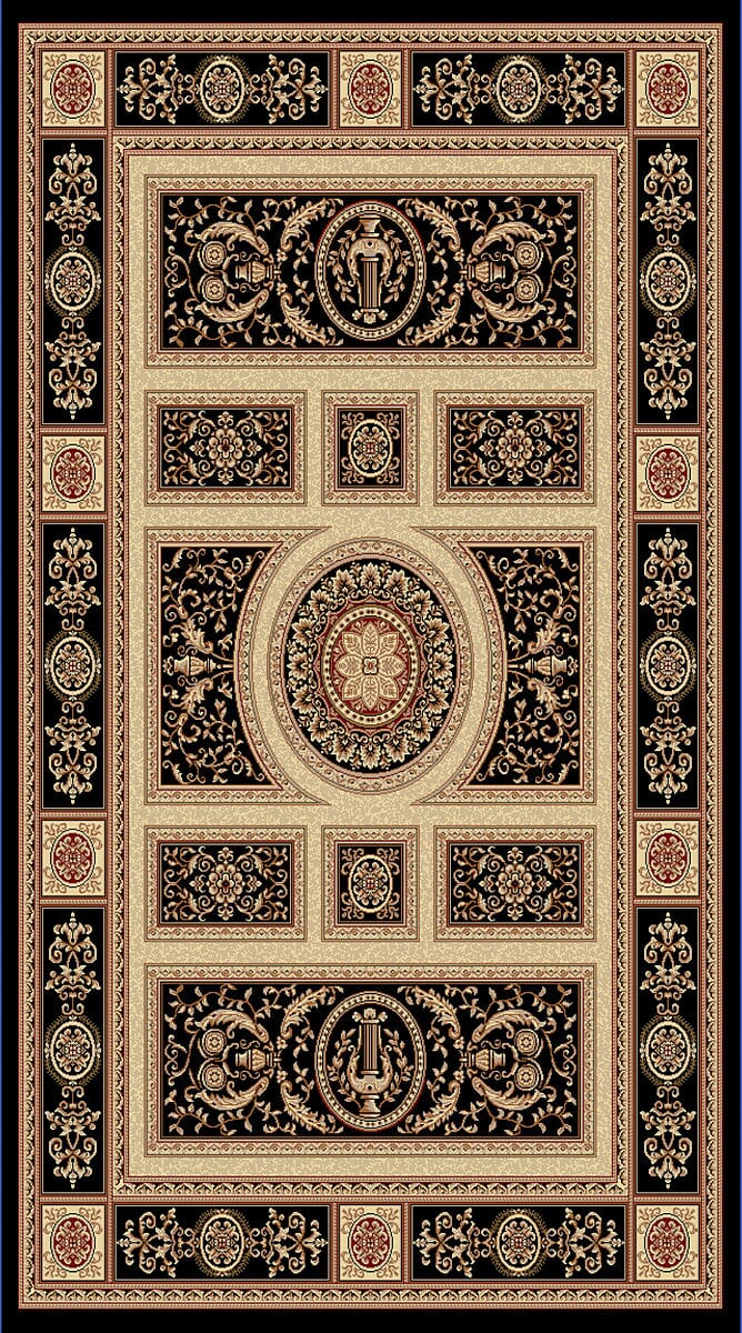 Dynamic Legacy 58021 Black Area Rug