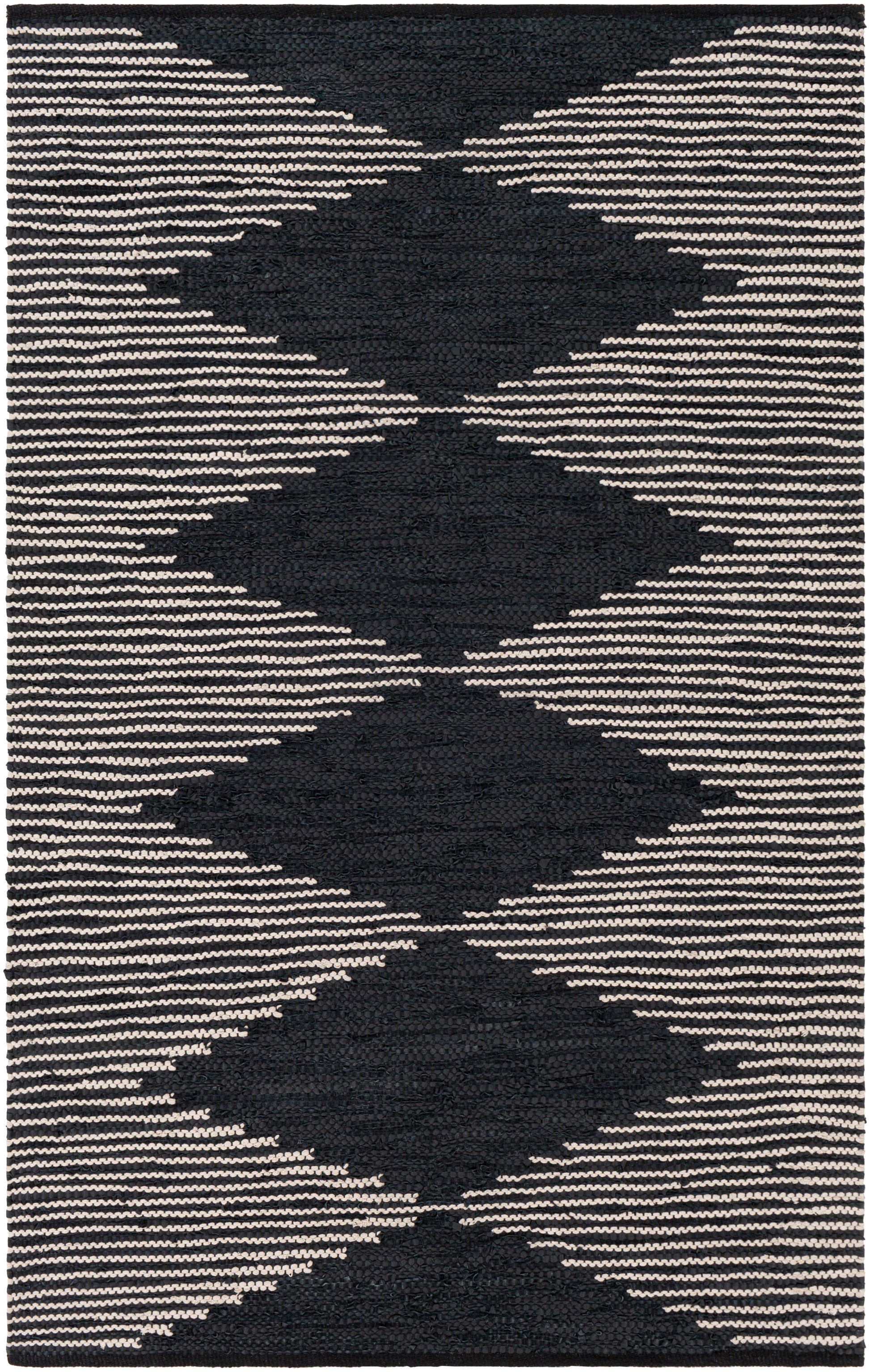 Surya Lexington Lex-2303 Black, Khaki Area Rug