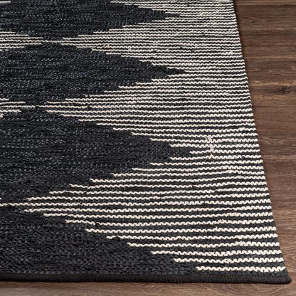 Surya Lexington Lex-2303 Black, Khaki Area Rug