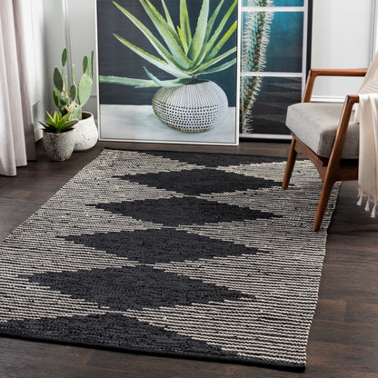 Surya Lexington Lex-2303 Black, Khaki Area Rug