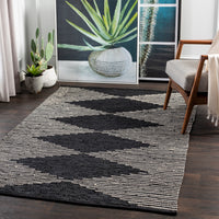 Surya Lexington Lex-2303 Black, Khaki Area Rug