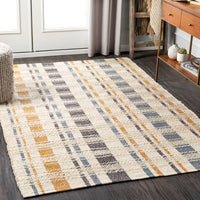 Surya Lexington Lex-2314 Beige, Camel, Black, Dark Blue Area Rug