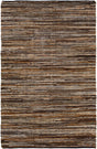 Surya Log Cabin Lgc-1000 Dark Brown, Camel, Light Gray, Khaki Rugs.