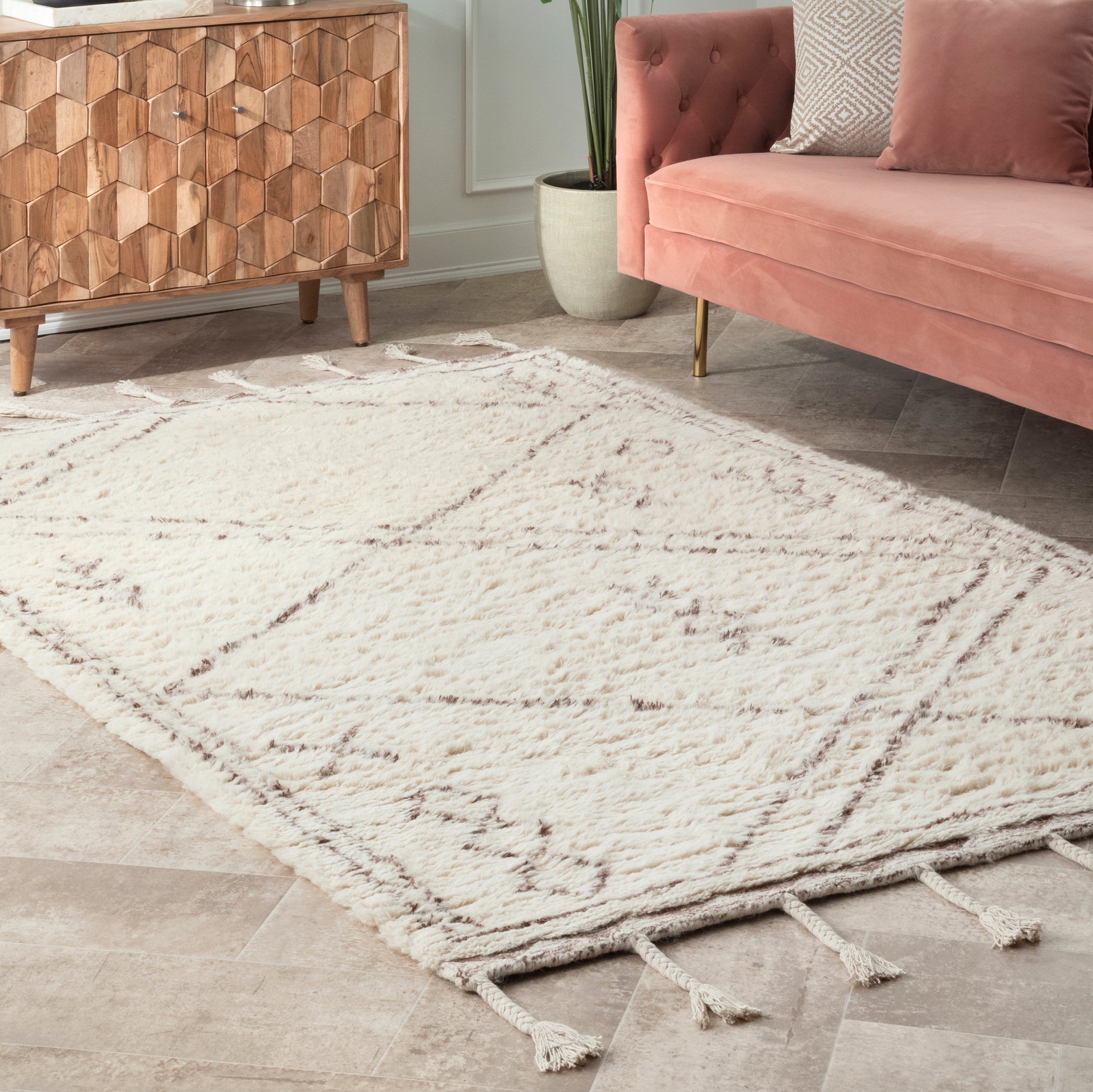 Nuloom Modern Prima Nmo2694A Beige Area Rug