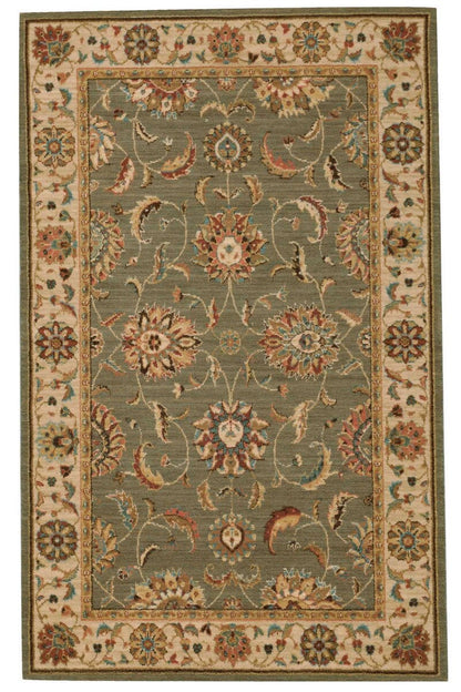 Nourison Living Treasures li04 Green Area Rug