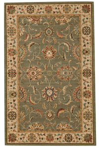 Nourison Living Treasures li04 Green Area Rug