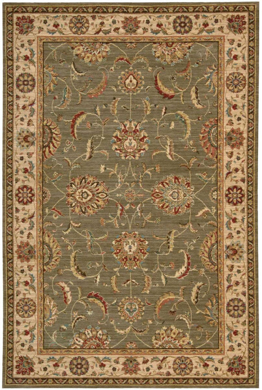 Nourison Living Treasures li04 Green Area Rug