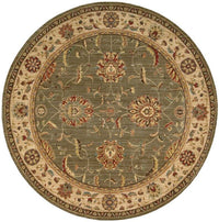 Nourison Living Treasures li04 Green Area Rug