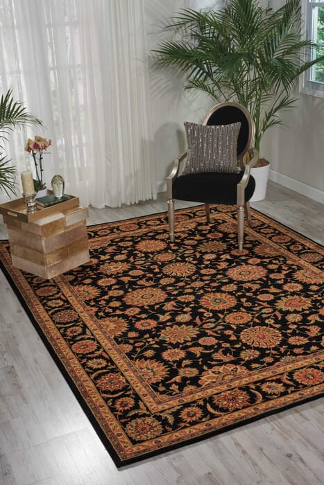 Nourison Living Treasures li05 Black Area Rug