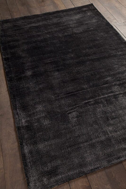 Chandra Libra Lib-27402 Black Solid Color Area Rug