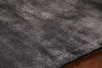 Chandra Libra Lib-27402 Black Solid Color Area Rug