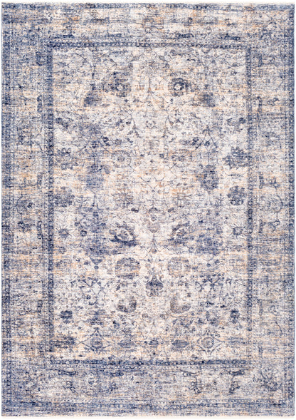 Surya Lincoln Lic-2302 Navy, Denim, Sky Blue, Beige Area Rug