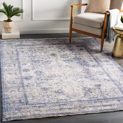 Surya Lincoln Lic-2302 Navy, Denim, Sky Blue, Beige Area Rug