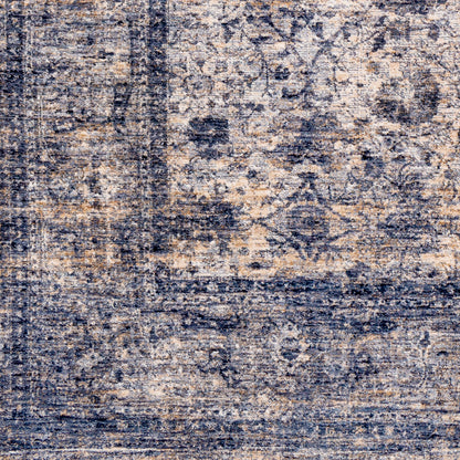 Surya Lincoln Lic-2302 Navy, Denim, Sky Blue, Beige Area Rug