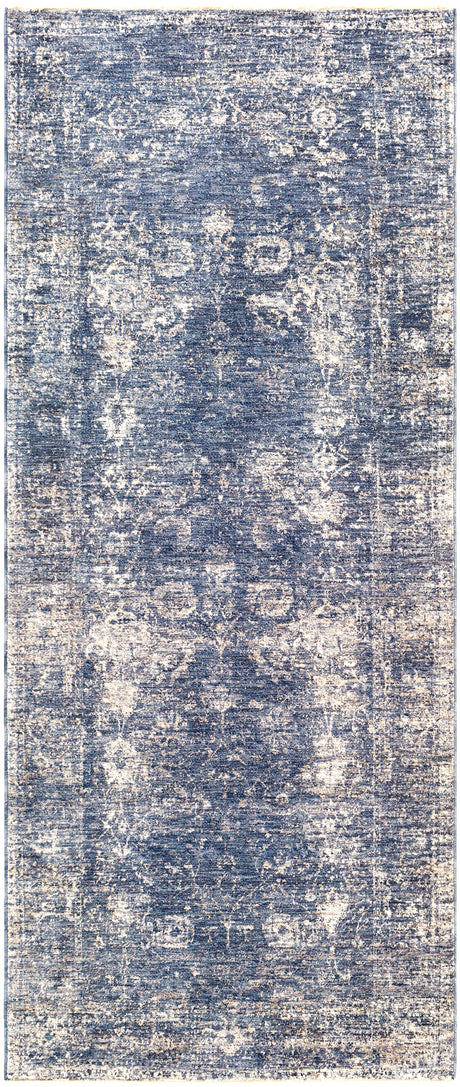 Surya Lincoln Lic-2303 Navy, Denim, Sky Blue, Beige Rugs.