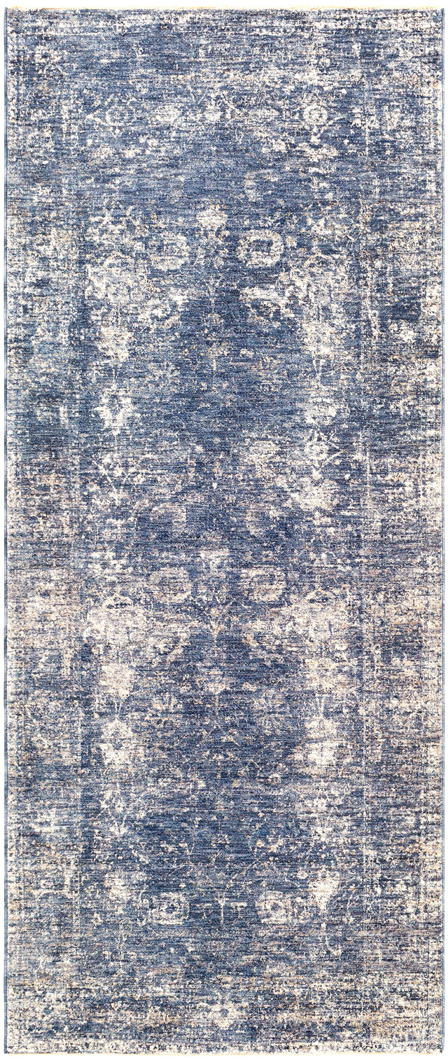 Surya Lincoln Lic-2303 Navy, Denim, Sky Blue, Beige Rugs.