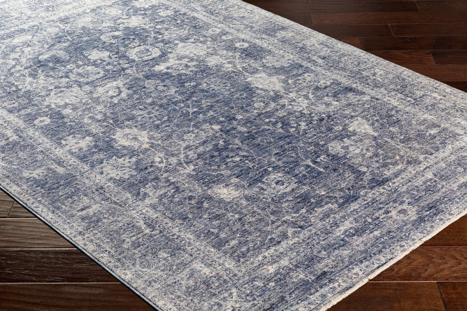 Surya Lincoln Lic-2303 Navy, Denim, Sky Blue, Beige Rugs.