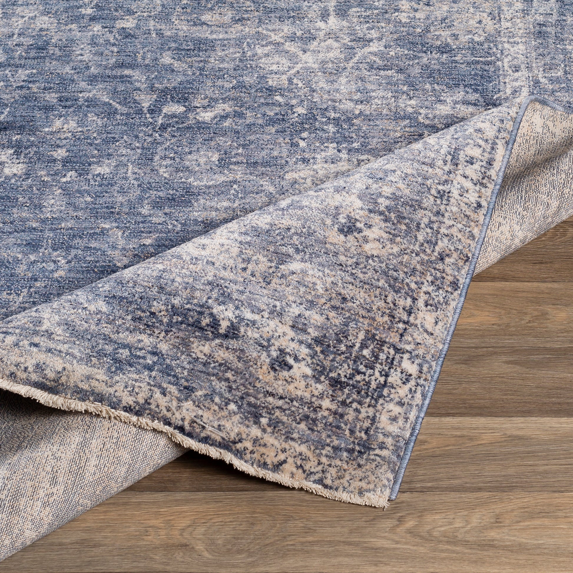 Surya Lincoln Lic-2303 Navy, Denim, Sky Blue, Beige Area Rug