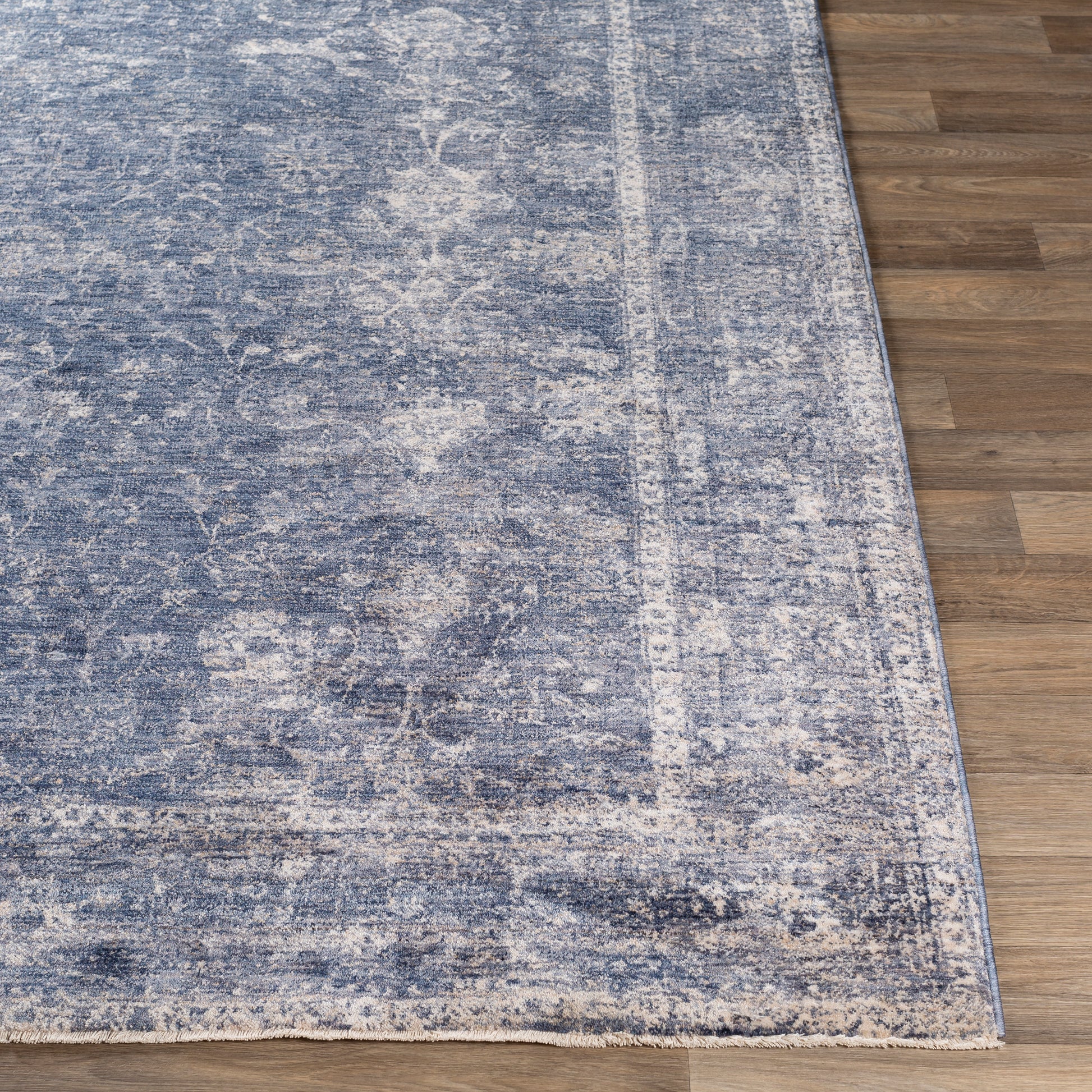 Surya Lincoln Lic-2303 Navy, Denim, Sky Blue, Beige Area Rug