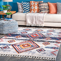 Nuloom Namito Mottled Aztec Nna2172A Blue Area Rug