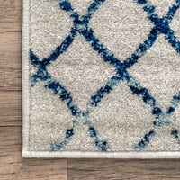 Nuloom Moroccan Blythe Nmo3123G Light Blue Area Rug