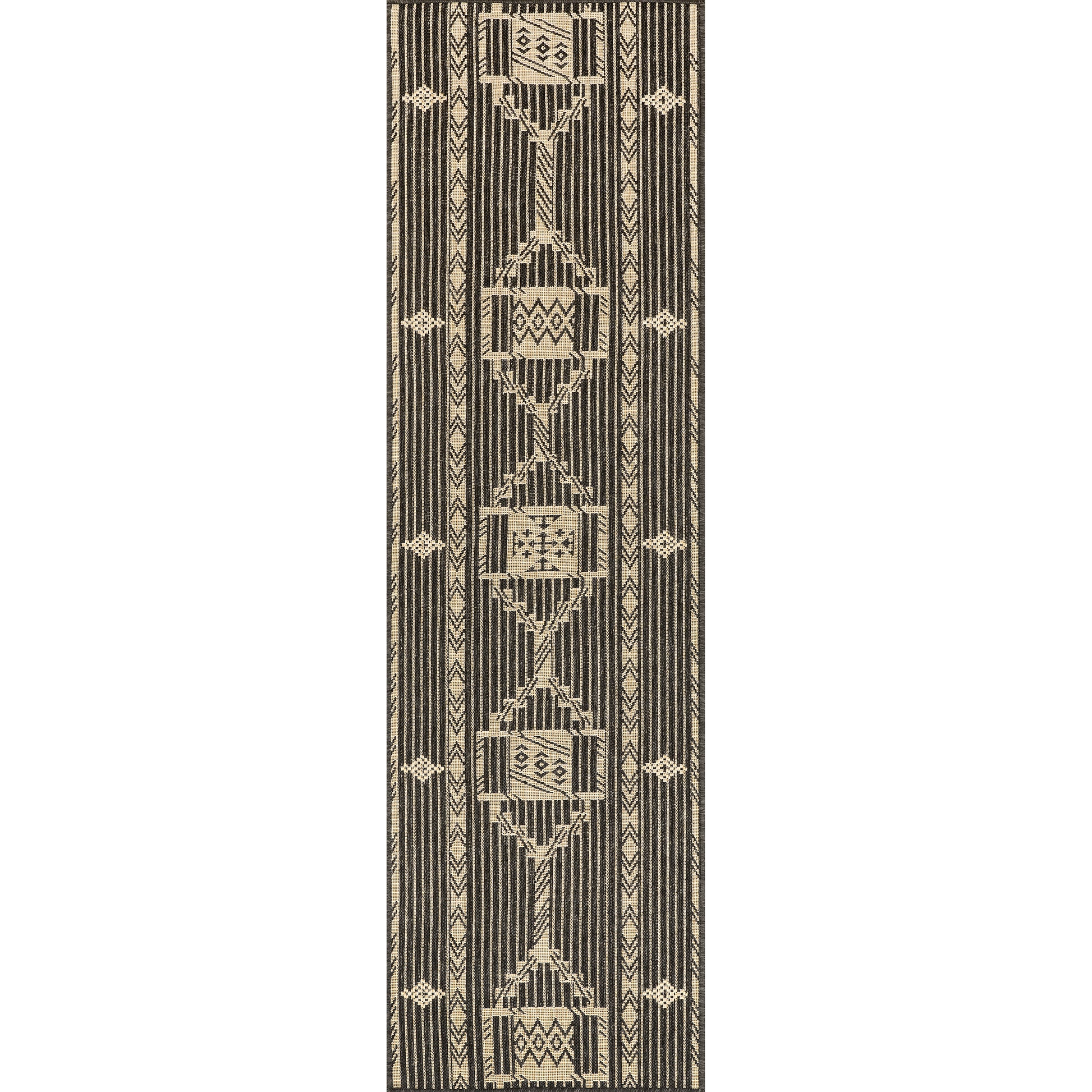 Nuloom Claudia Tribal Ncl1814C Charcoal Area Rug