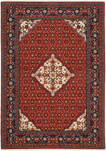 Oriental Weavers Sphinx Lilihan 001C6 Red/ Blue Area Rug